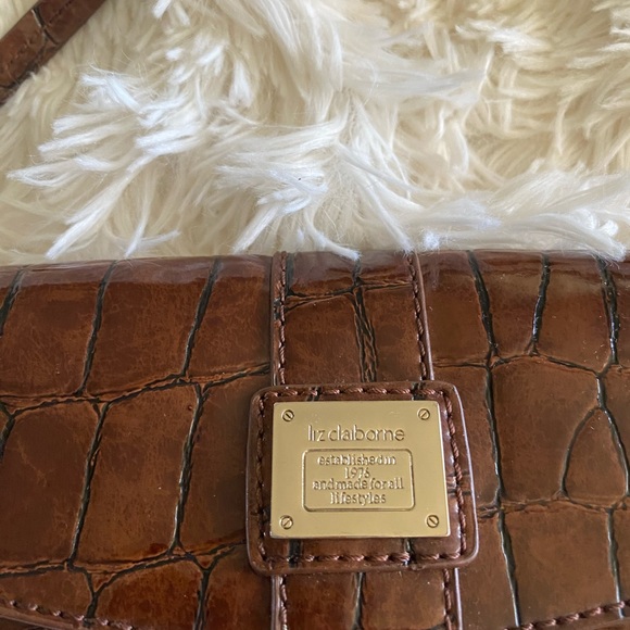 Liz Claiborne Patten Leather Bag - Picture 2 of 8